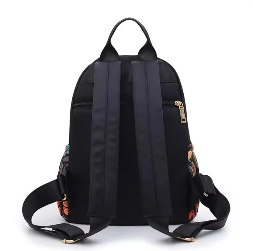 Stylish Floral Print Backpack for Women & Girls – Casual Travel & Daily Use Bag