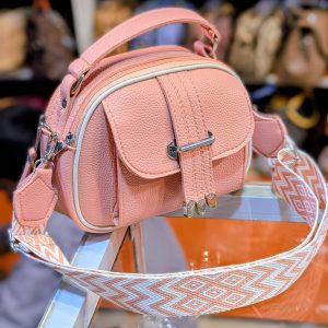 Trendy Crossbody Mini Handbag-Premium Textured Leather Finish